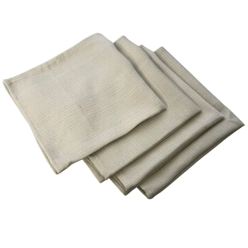 Noritake Colorwave Collection Napkin Jute Textured Set Of 4 Cream Square 19